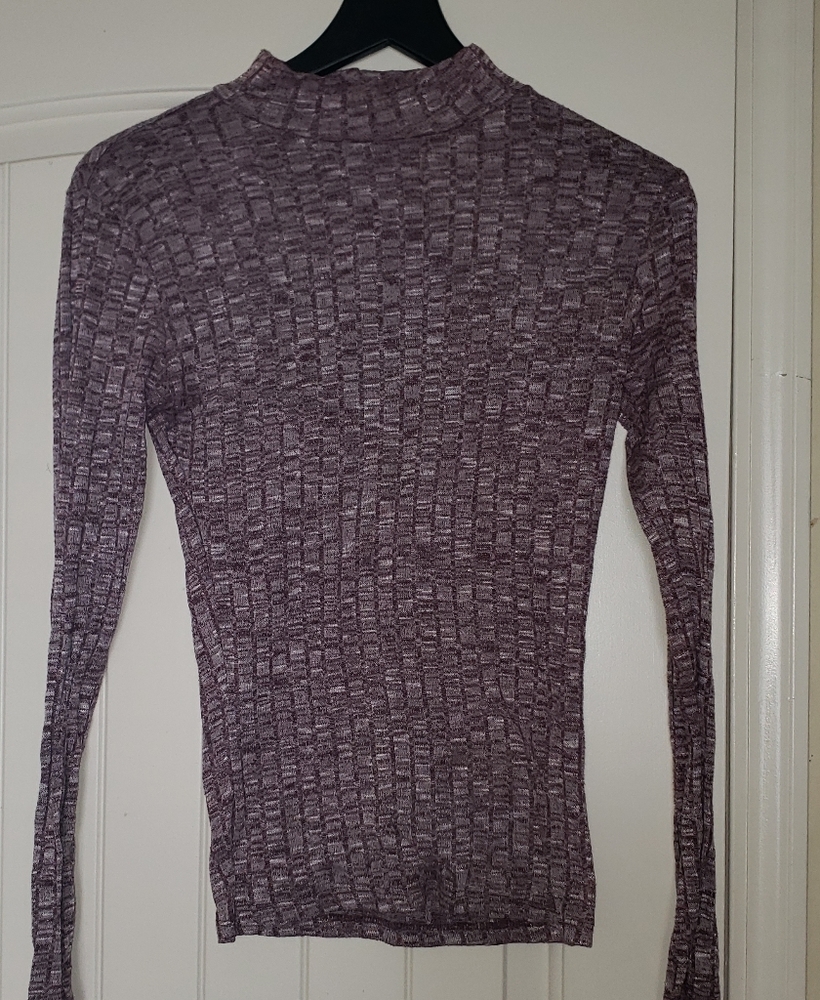 American Dream Mockneck Melange Top